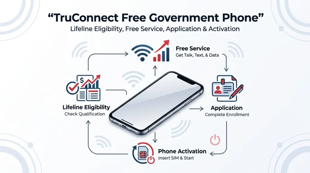 TruConnect Free Government Phone Lifeline Eligibility, Free Service, Application & Activation Guide