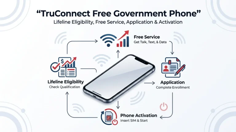 TruConnect Free Government Phone Lifeline Eligibility, Free Service, Application & Activation Guide
