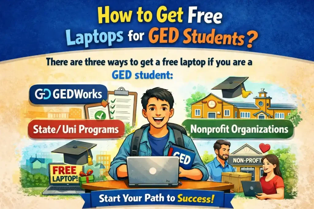 How to Get Free Laptops for GED Students​