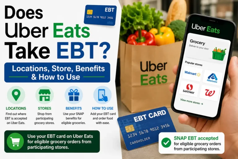 Does Uber Eats Take EBT Locations, Stores. Benefits & How to Use