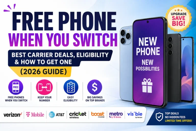 Free Phone When You Switch Best Carrier Deals, Eligibility & How to Get One