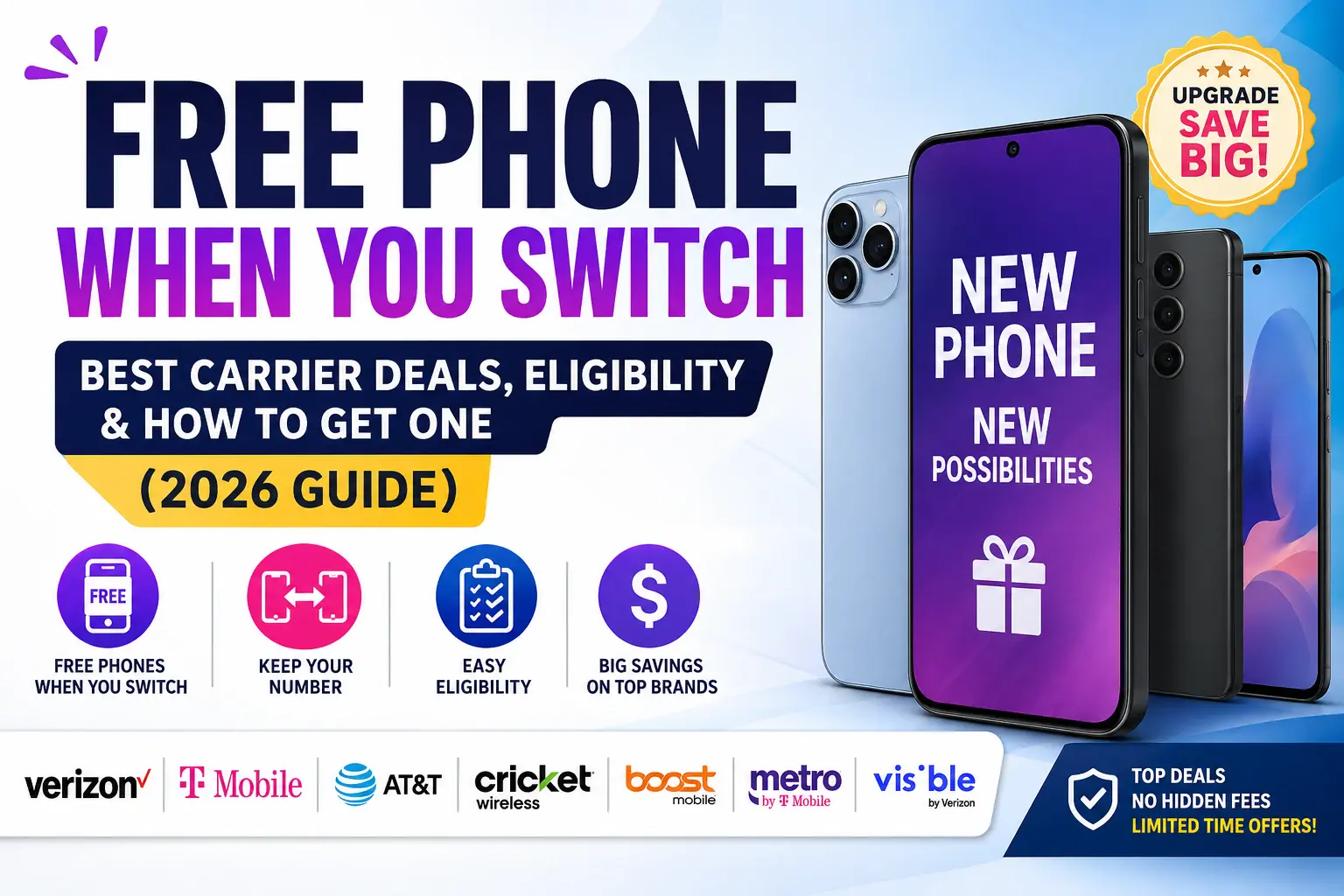 Free Phone When You Switch Best Carrier Deals, Eligibility & How to Get One