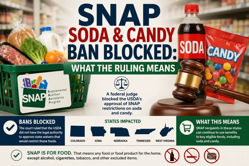 SNAP Soda and Candy Ban Blocked What the Ruling Means