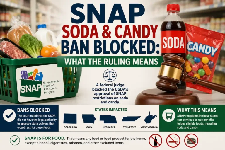 SNAP Soda and Candy Ban Blocked What the Ruling Means