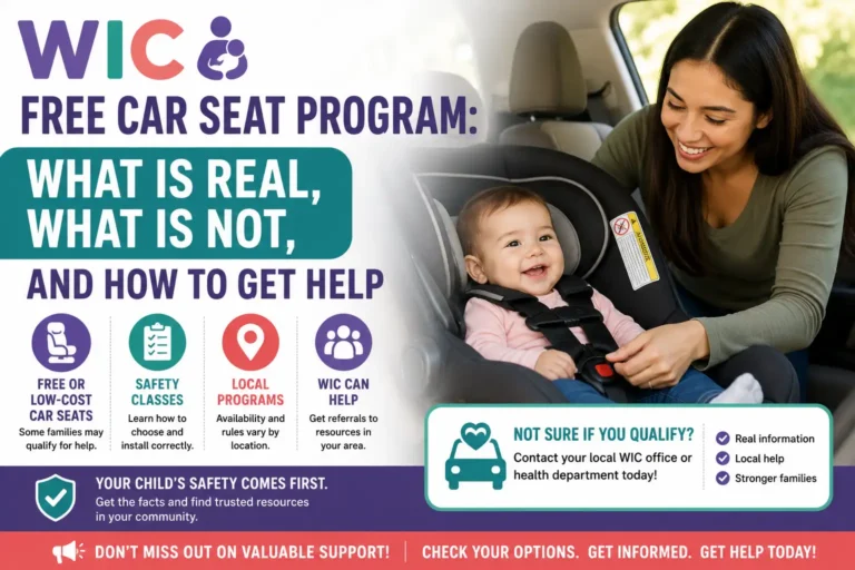 WIC Free Car Seat Program What Is Real, What Is Not, and How to Get Help