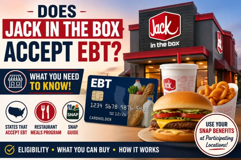 Does Jack in the Box Accept EBT States, Restaurant Meals Program & SNAP Guide