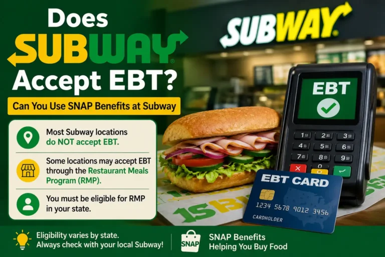 Does Subway Accept EBT Can You Use SNAP Benefits at Subway