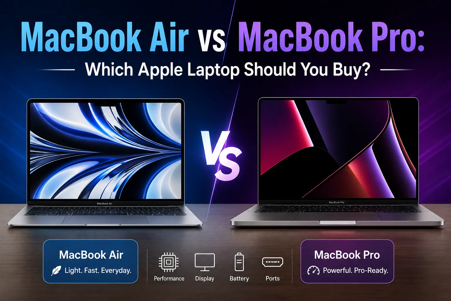 MacBook Air vs MacBook Pro Which Apple Laptop Should You Buy