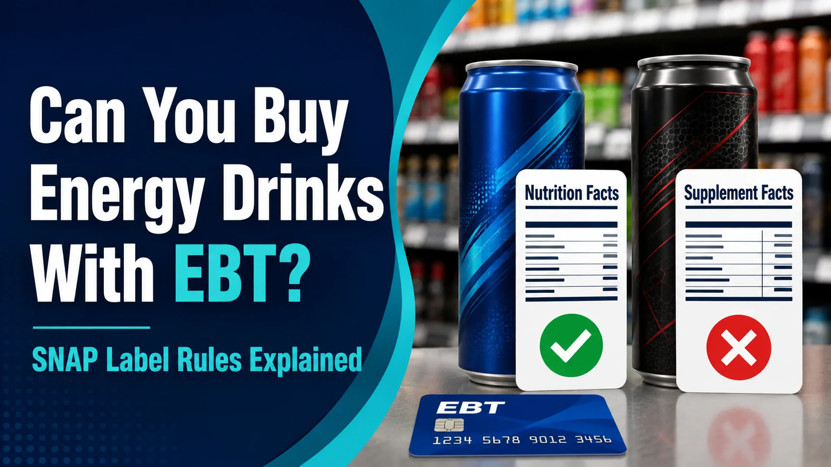 Can You Buy Energy Drinks With EBT SNAP Label Rules Explained