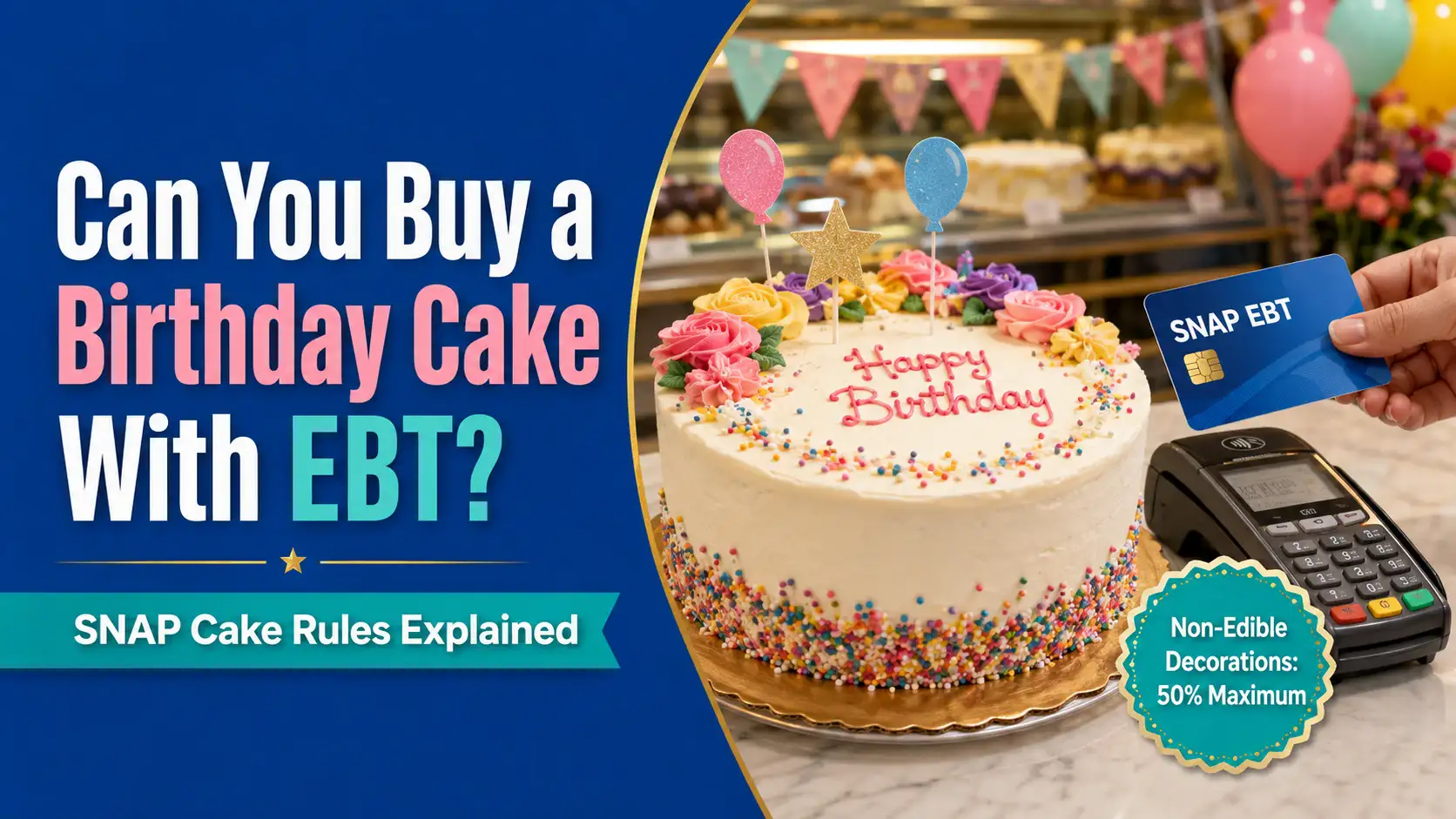 Can You Buy a Birthday Cake With EBT SNAP Cake Rules Explained