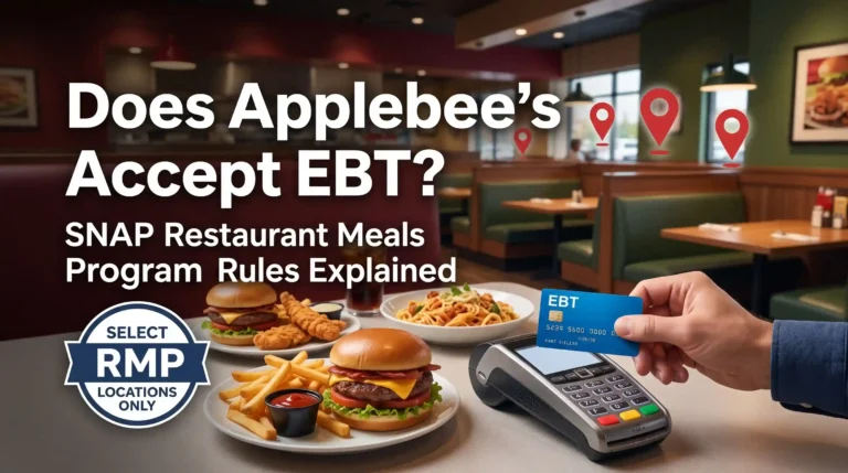 Does Applebee’s Accept EBT SNAP Restaurant Meals Program Rules Explained
