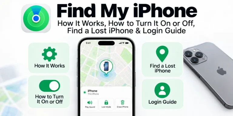 Find My iPhone How It Works, How to Turn It On or Off, Find a Lost iPhone & Login Guide