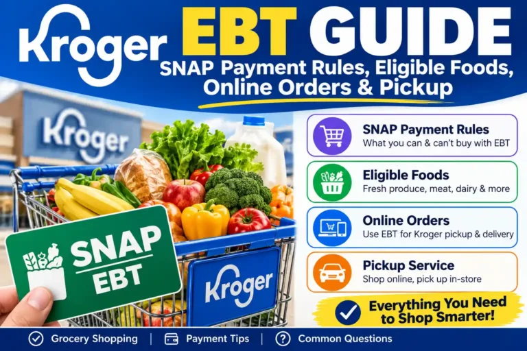 Kroger EBT Guide SNAP Payment Rules, Eligible Foods, Online Orders & Pickup