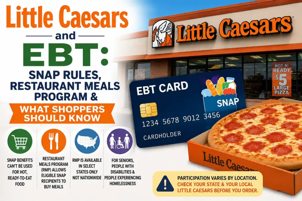 Little Caesars and EBT SNAP Rules, Restaurant Meals Program & What Shoppers Should Know
