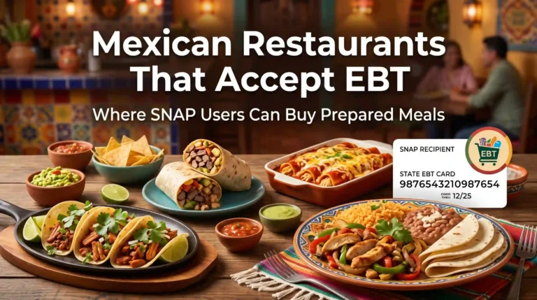 Mexican Restaurants That Accept EBT Where SNAP Users Can Buy Prepared Meals