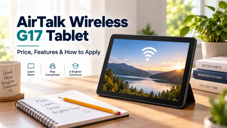 AirTalk Wireless G17 Tablet Is It Free Kit Price, Features, and How to Apply