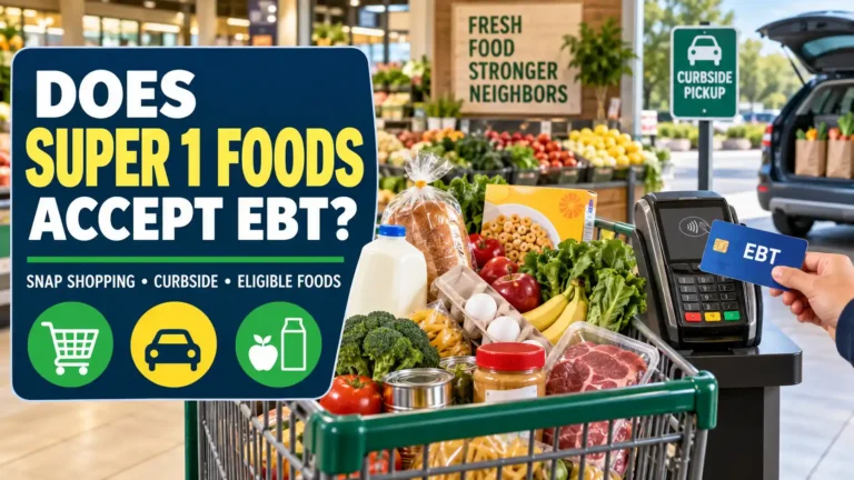 Does Super 1 Foods Accept EBT