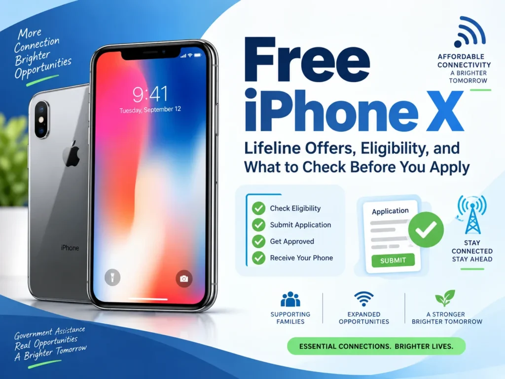 Free iPhone X Lifeline Offers, Eligibility, and What to Check Before You Apply
