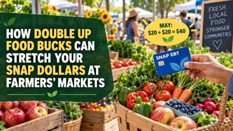 How Double Up Food Bucks Can Stretch Your SNAP Dollars at Farmers’ Markets