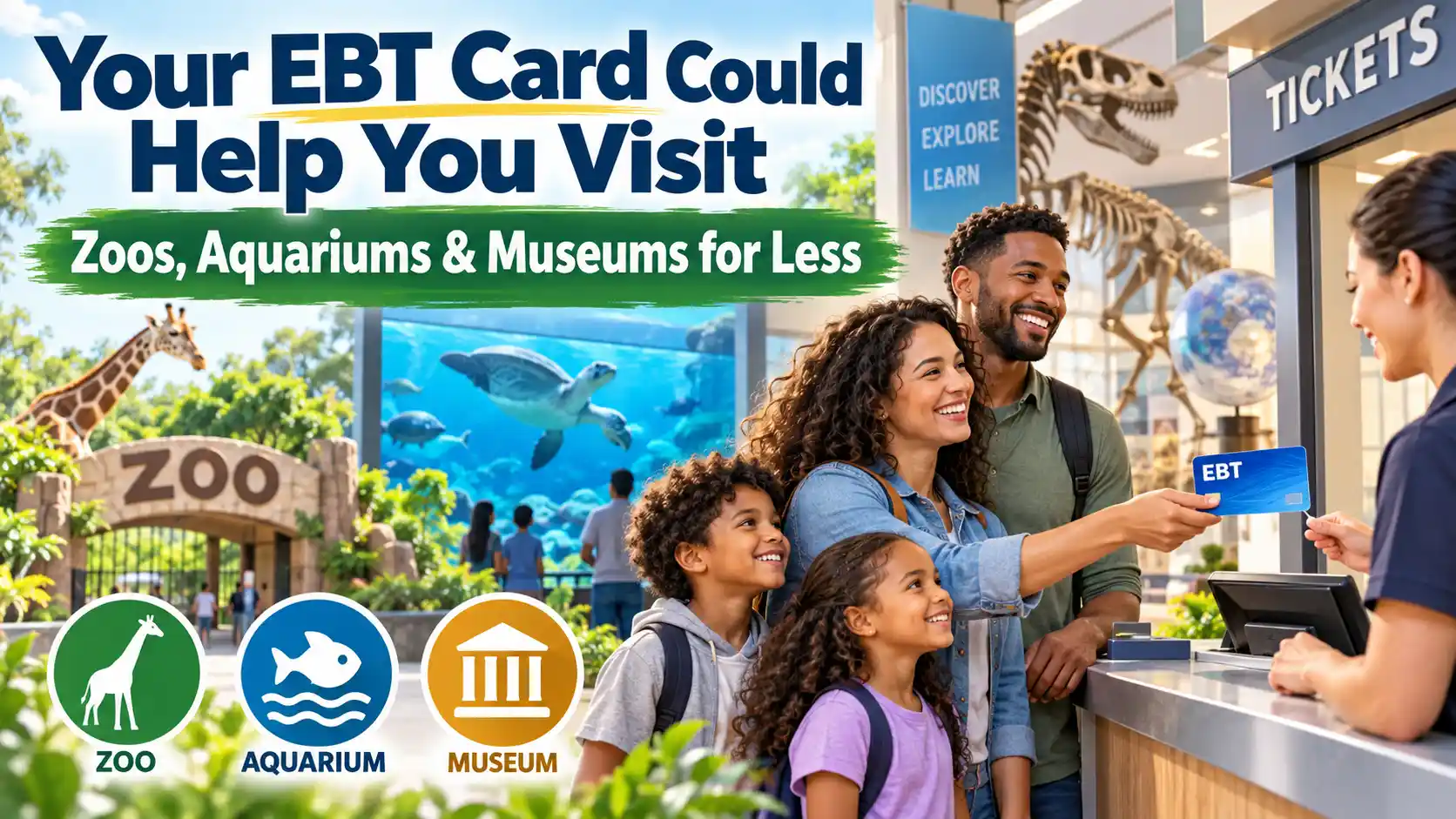 Your EBT Card Could Help You Visit Zoos, Aquariums, and Museums for Less