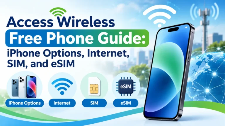 Access Wireless Free Phone Guide iPhone Options, Internet, SIM, and eSIM