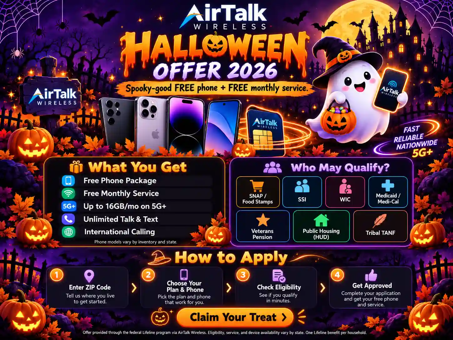 AirTalk Wireless Halloween Offer 2026 and How to Apply