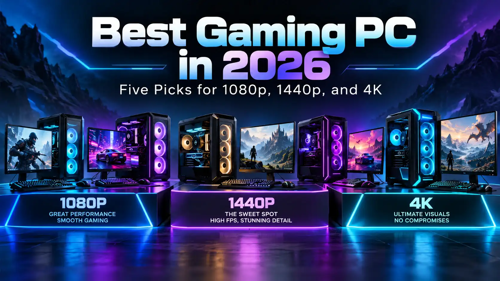 Best Gaming PC in 2026 Five Picks for 1080p, 1440p, and 4K