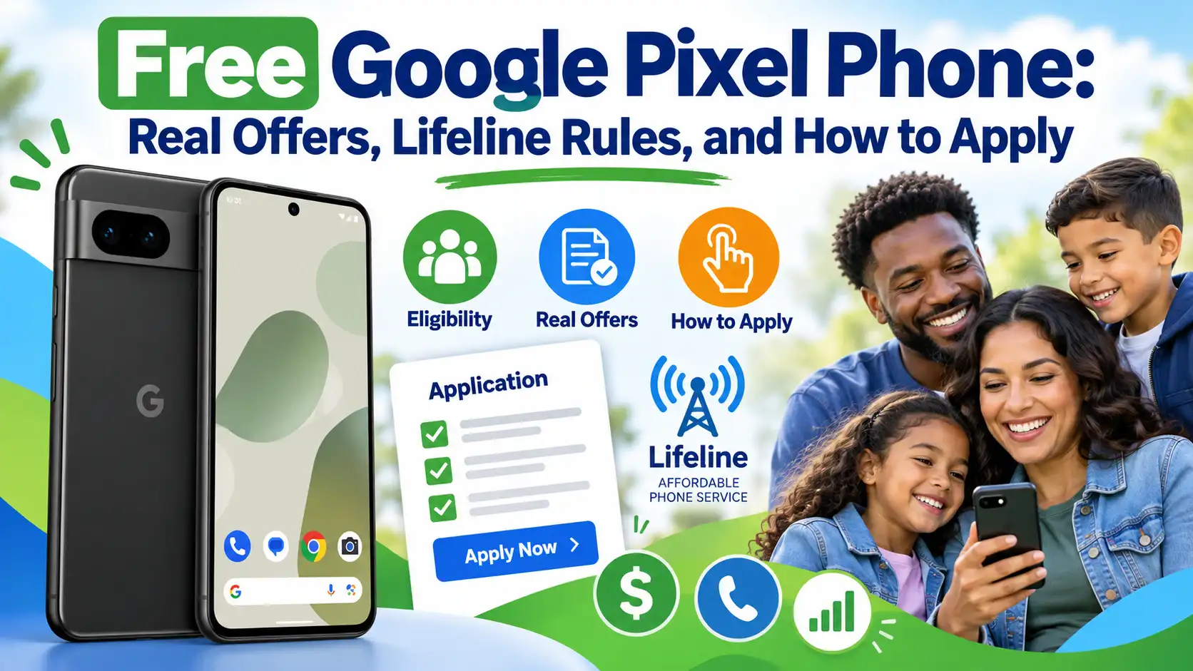 Free Google Pixel Phone Real Offers, Lifeline Rules, and How to Apply