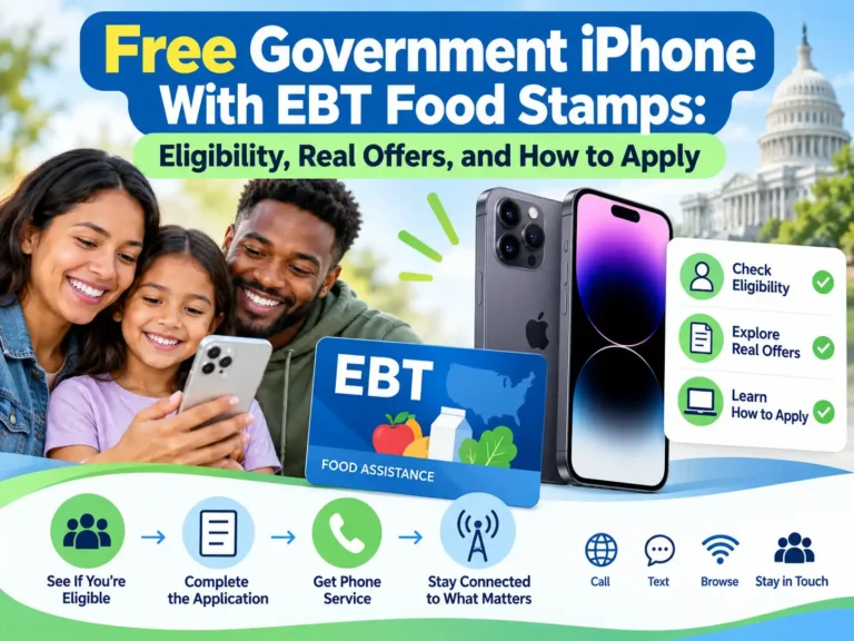 Free Government iPhone With EBT Food Stamps Eligibility, Real Offers, and How to Apply