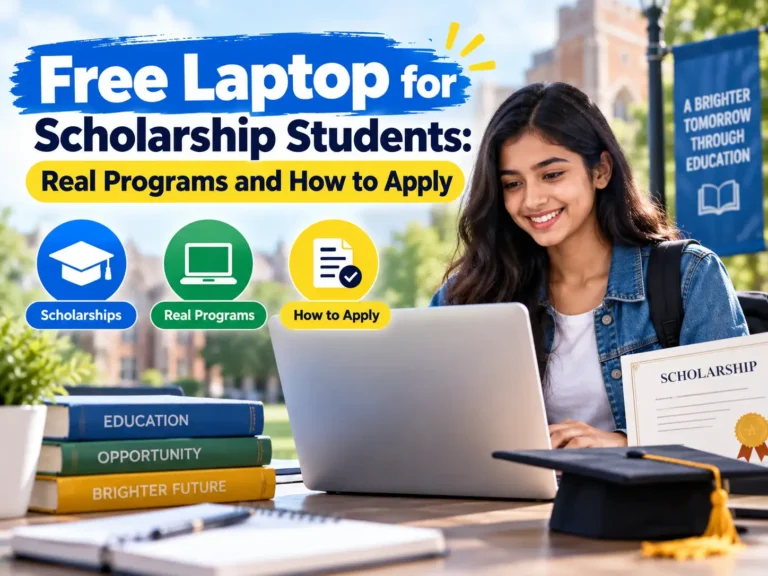 Free Laptop for Scholarship Students Real Programs and How to Apply