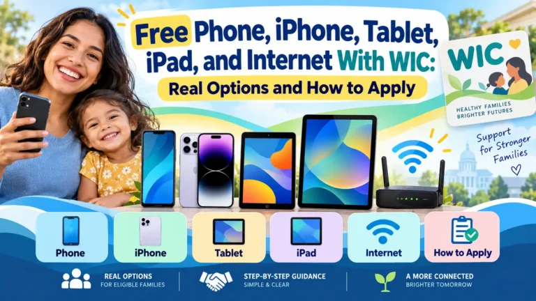 Free Phone, iPhone, Tablet, iPad, and Internet With WIC Real Options and How to Apply