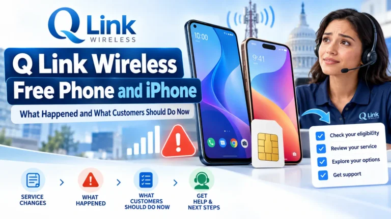 Q Link Wireless Free Phone and iPhone What Happened and What Customers Should Do Now
