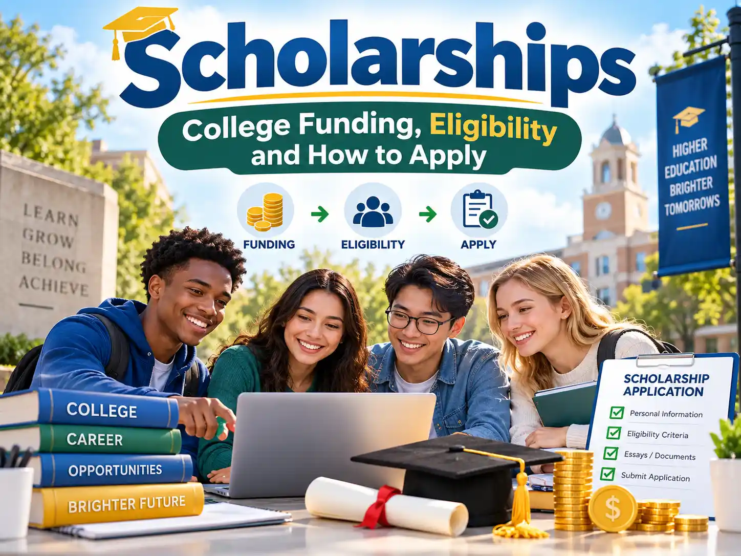 Scholarships College Funding, Eligibility and How to Apply