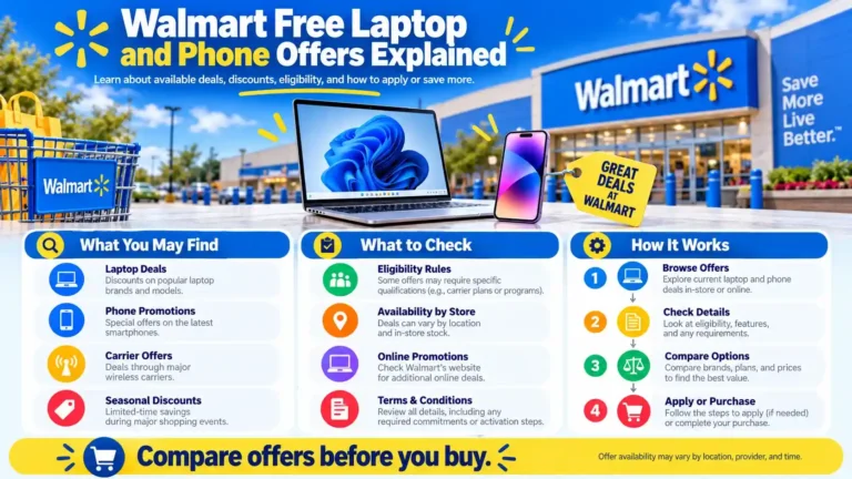 Walmart Free Laptop and Phone Offers Explained